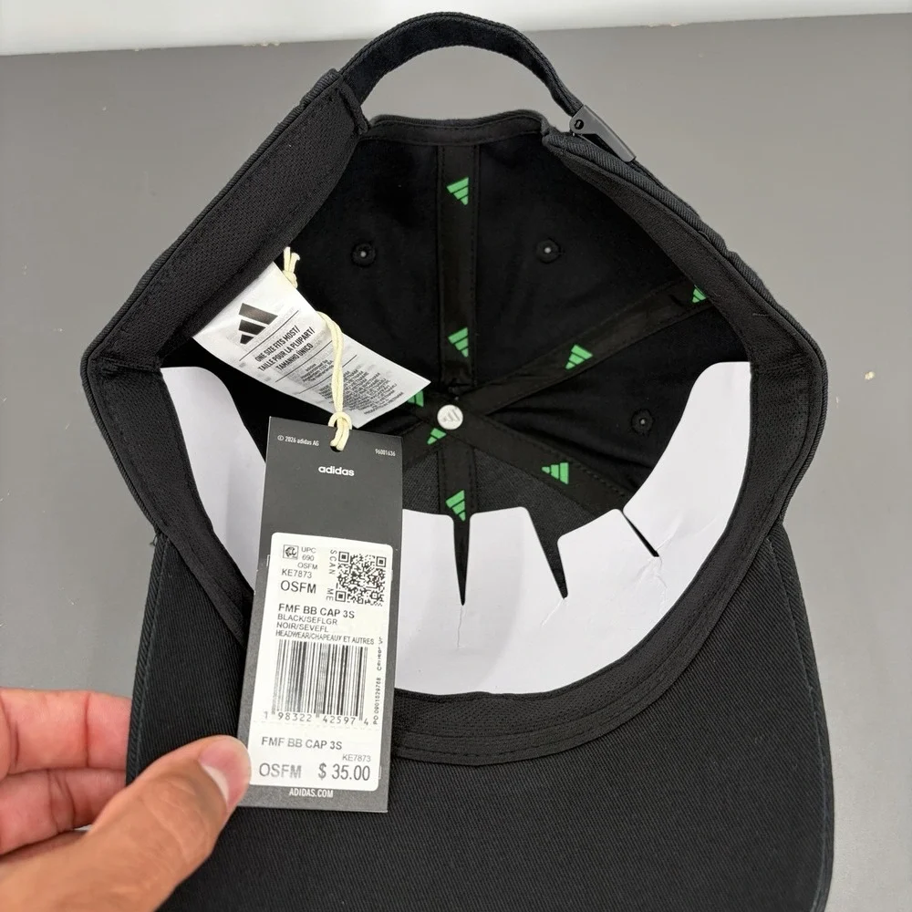 Adidas World Cup 2026 Team MEXICO Soccer Hat KE7873 OSFM Adjustable Black New - Picture 6 of 7